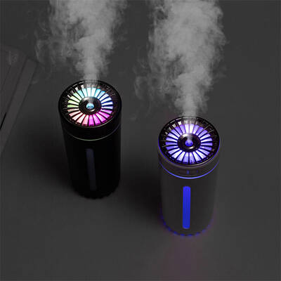 USB Wireless Air Humidifier - Ultrasonic, Colorful Lights, Quiet, Rechargeable Mist Maker for Car & Home