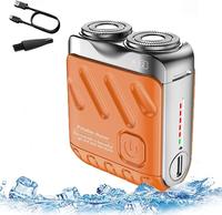 Luggage Electric Shaver,2025 New Men's Portable Mini Electric Shaver-Fully Waterproof Fast Charging Long Battery Life Double-...