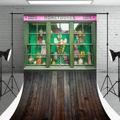 Candy Land Shop Honeydukes Wood Floor Sweep Backdrop