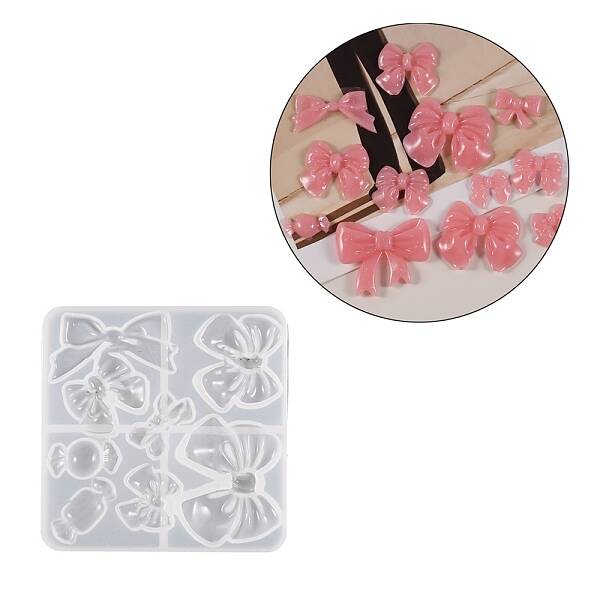 Bowknot/Candy Shape DIY Silicone Molds