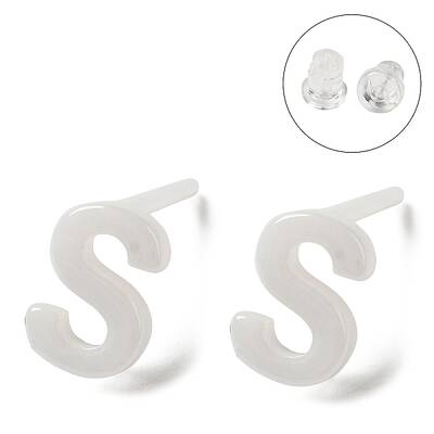 Hypoallergenic Bioceramics Zirconia Ceramic Stud Earrings
