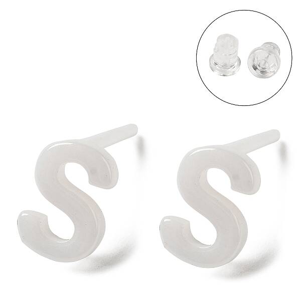 Hypoallergenic Bioceramics Zirconia Ceramic Stud Earrings
