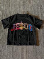 Men's Jesus Print Round Neck Graphic Tee, Vintage Trendy Casual Short Sleeve T-shirt for Daily Wear, Men's Summer Top, Summer...