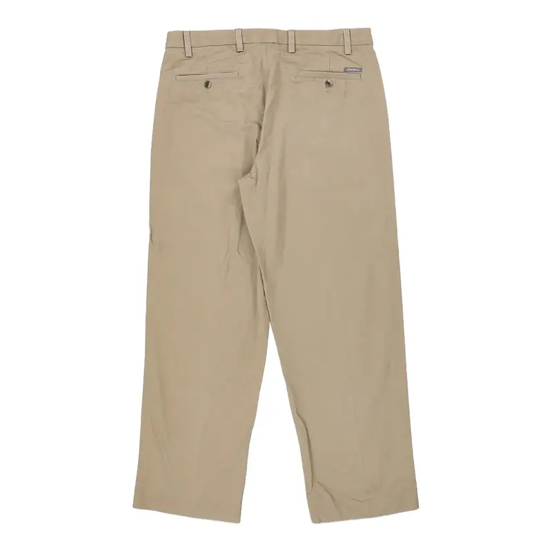 Eddie Bauer Trousers - 36W 30L Beige Cotton