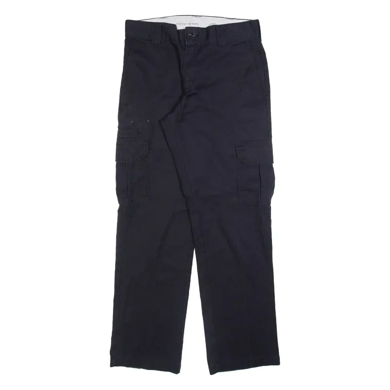 DICKIES Cargo Mens Trousers Black Regular Straight W31 L31