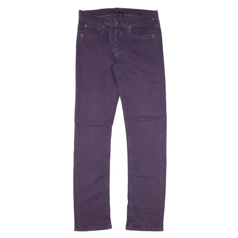 WOOLRICH Jeans Purple Denim Slim Straight Womens W30 L32
