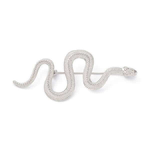 Alloy Snake Brooch Pin