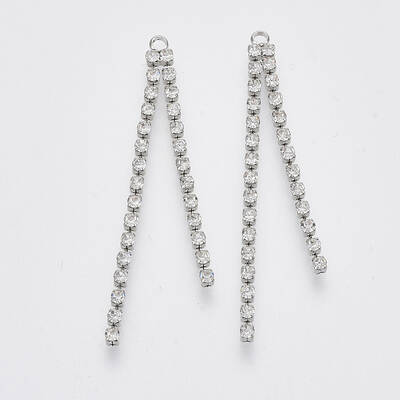 Brass Cup Chains Tassel Big Pendants