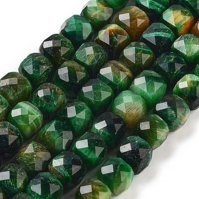 Natural Tiger Eye Dyed Beads Strands