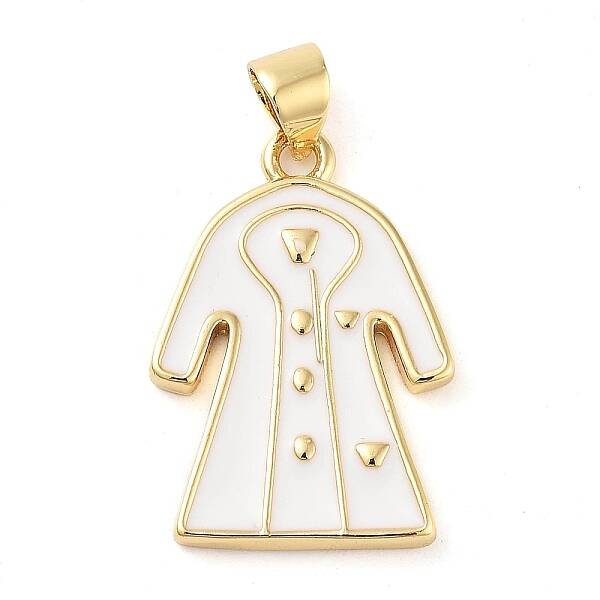 Rack Plating Brass Enamel Pendants