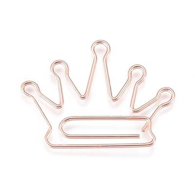 Crown Shape Iron Paperclips