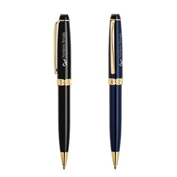 13 Customized Alberti Bettoni Ballpoint Pen - Lacquered & Brass