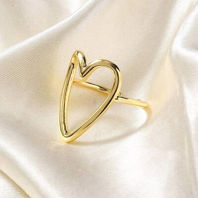 Rack Plating Brass Cuff Finger Rings for Women