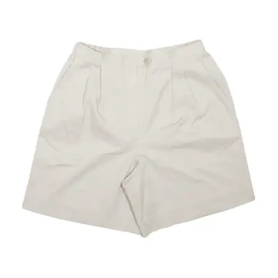 DAVID BROOKS Chino Shorts Cream Regular Womens M W30