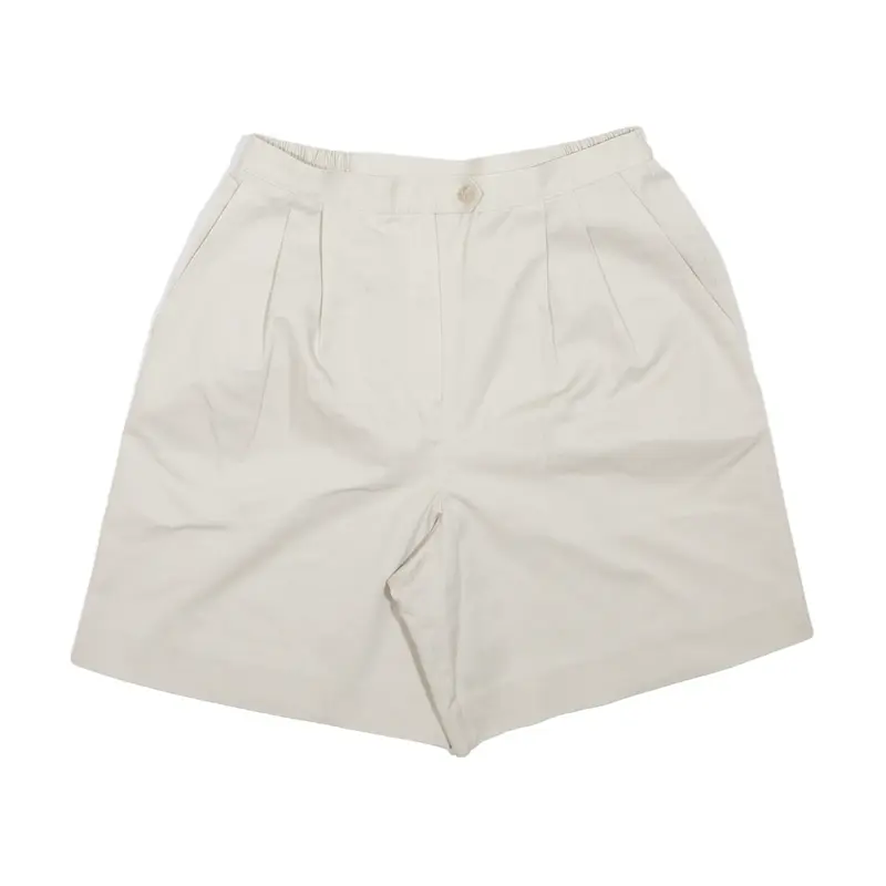 DAVID BROOKS Chino Shorts Cream Regular Womens M W30