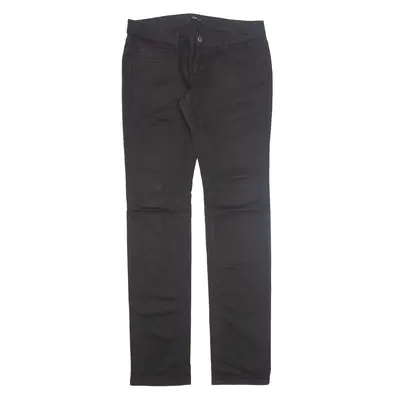 PHARD Trousers Black Regular Skinny Womens W34 L36