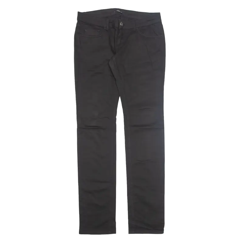 PHARD Trousers Black Regular Skinny Womens W34 L36