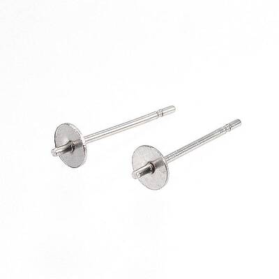 Tarnish Resistant 304 Stainless Steel Stud Earring Findings
