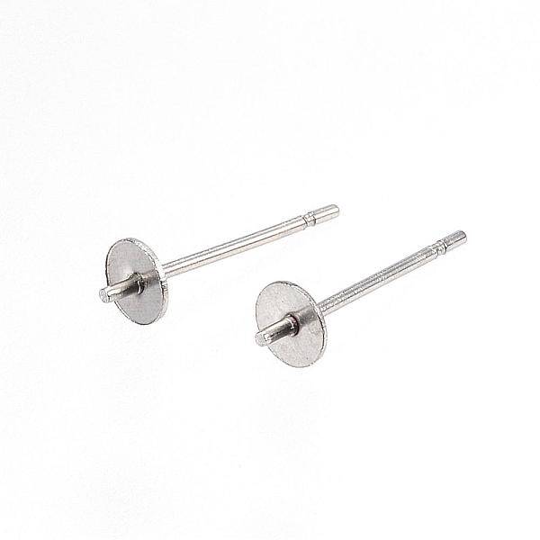 Tarnish Resistant 304 Stainless Steel Stud Earring Findings