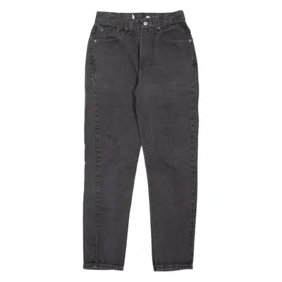 LEVI'S Made In USA Altered Womens Jeans Black Regular Mom 90s W27 L28