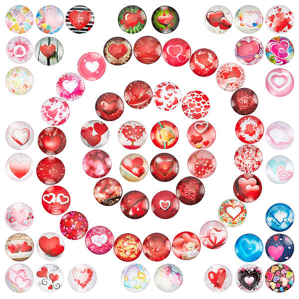 Flatback Glass Cabochons for DIY Projects