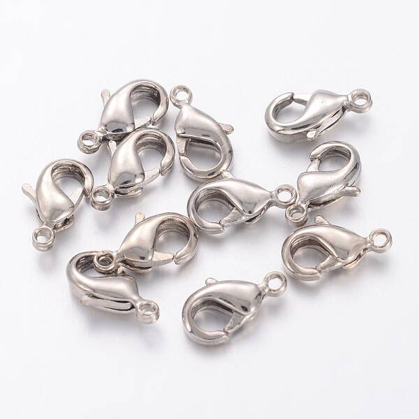 Brass Lobster Claw Clasps