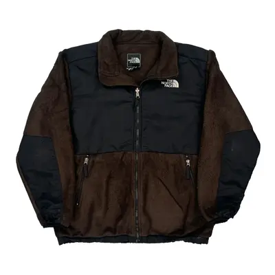 Age 15 The North Face Fleece Jacket - Large Brown Polyester