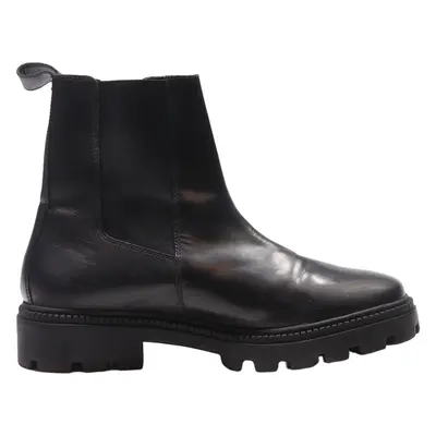 ZARA Chelsea Boots Black Leather Mens UK 8