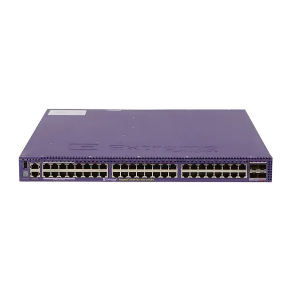 Extreme Networks X460-G2-48P-10GE4 | X460 Series 48 x RJ-45 Ports PoE+ 10/100/1000Base-T + 6 x SFP+ Ports + 2 x QSFP+ Ports L...