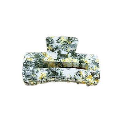 Rectangular Acrylic Large Claw Hair Clips for Thick Hair