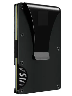 1 Piece Men's Casual Business Style Rfid Blocking Card Holder, Multifunctional Card Holder with Card Slots, Simple Style Plai...