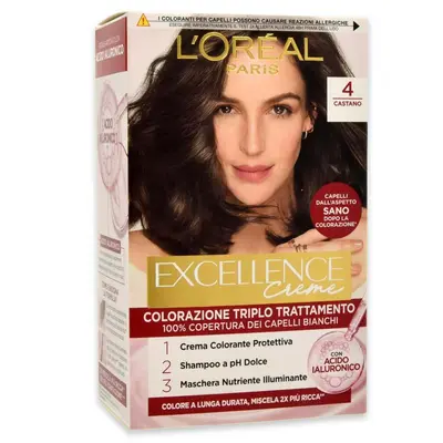 L'Oreal Excellence Triple Treatment Color No. 4 Brown