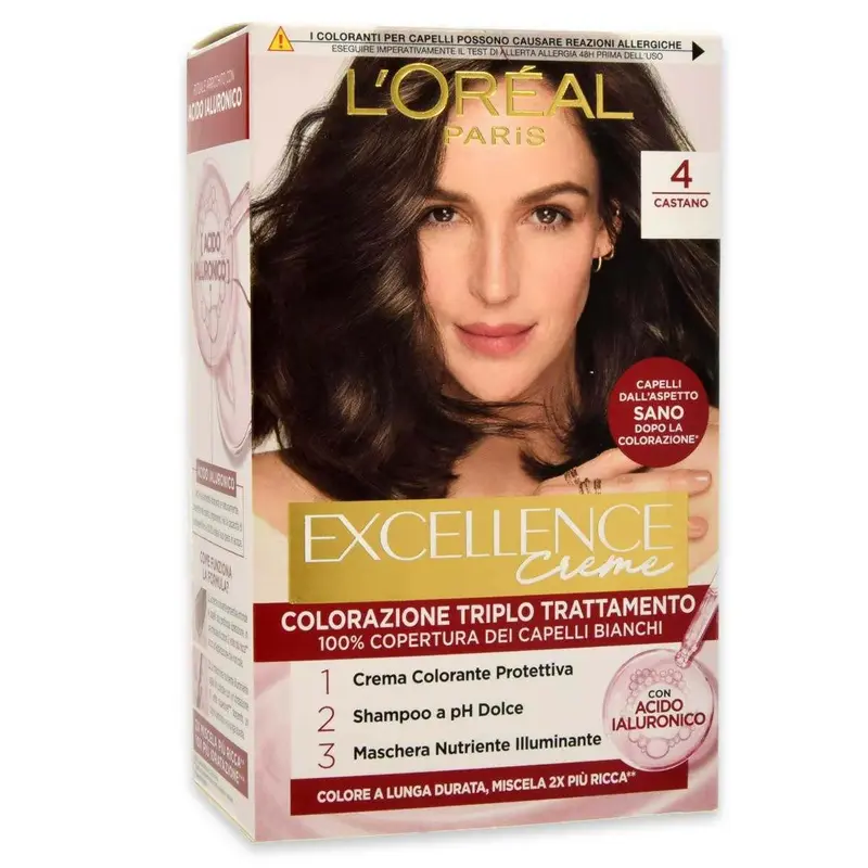 L'Oreal Excellence Triple Treatment Color No. 4 Brown