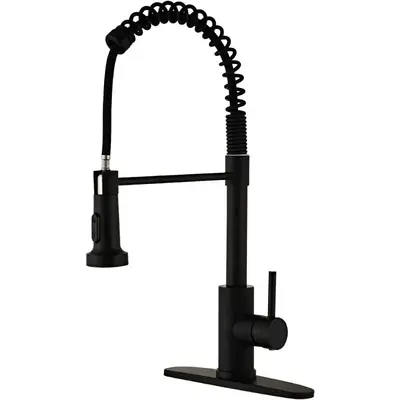 Encogos Stainless Steel Kitchen Faucet, Modern Pull Out Sprayer Kitchen Waterfall Faucet, Double Function Kitchen Sink Fauce...