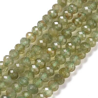 Natural Green Apatite Beads Strands