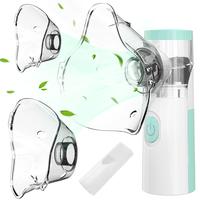 Portable Handheld Ultrasonic Nebulizer – Quiet Mesh Atomizer with 3 Adjustable Modes, Fine Mist for Better Absorption, Rech...