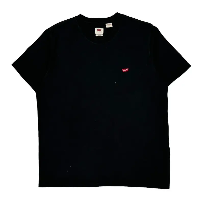 Levis T-Shirt - Large Black Cotton