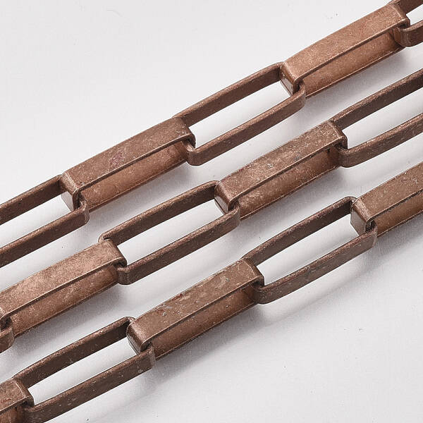 Unwelded Iron Paperclip Chains