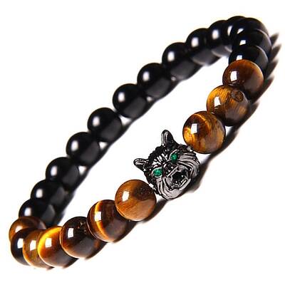 Natural Tiger Eye Stretch Bracelets