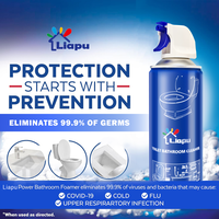 LlAPU Multi-Purpose Toilet Bowl Cleaner - Eliminates Germs - No need to double scrub, cleans bathroom and various stains in 3...