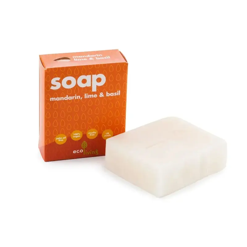 ecoLiving Handmade Soap | Size: 100g | Scent: Lime and Mandarin