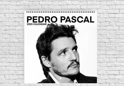 2025 Pedro Pascal Calendar, Celebrity Calendar, Funny Gift For Friend