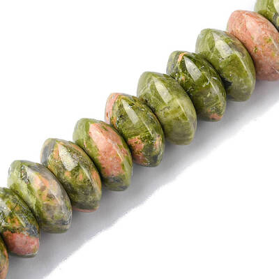 Natural Unakite Beads Strands