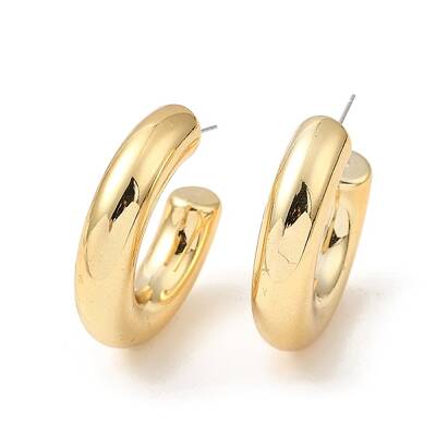 Ring Acrylic Stud Earrings