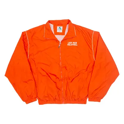 AUGUSTA SPORTSWEAR Lady Pack Volleyball Bomber USA Jacket Orange Womens XL