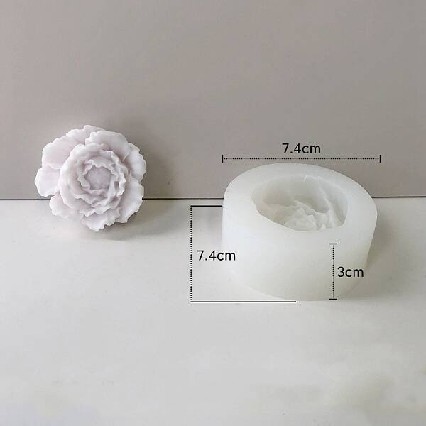 Flower Scented Candle Food Grade Silicone Molds