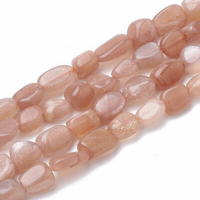 Natural Sunstone Beads Strands