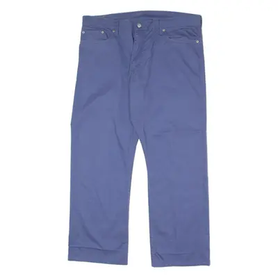 LEVI'S 514 Mens Twill Trousers Blue Regular Straight W40 L30