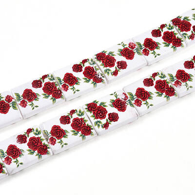 Printed Glass Beads