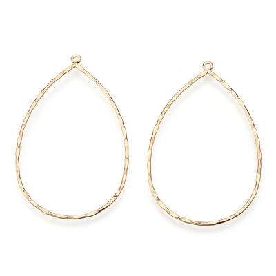 Long-Lasting Plated Brass Big Pendants